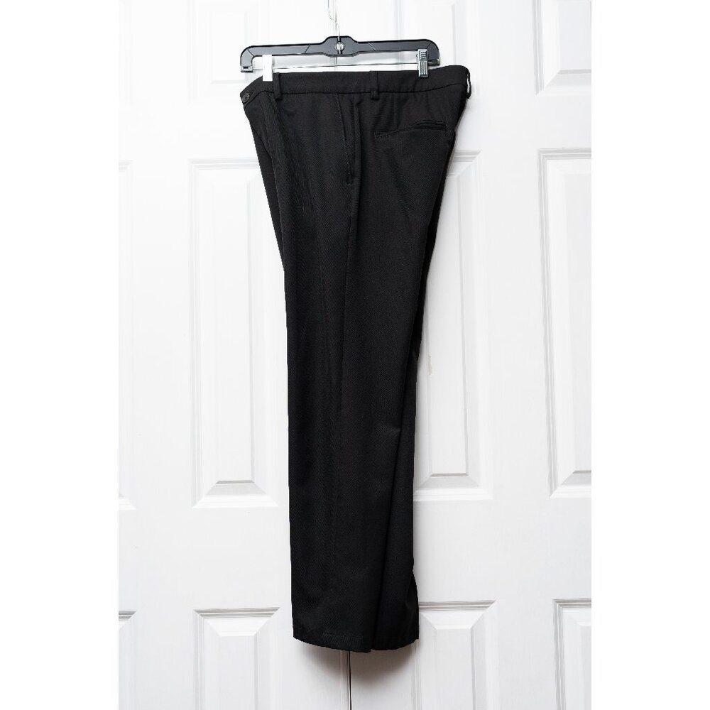 Men's Premium Comfort Stretch Classic-Fit Solid Flat Front Dress Pants
